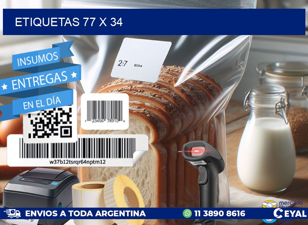ETIQUETAS 77 x 34