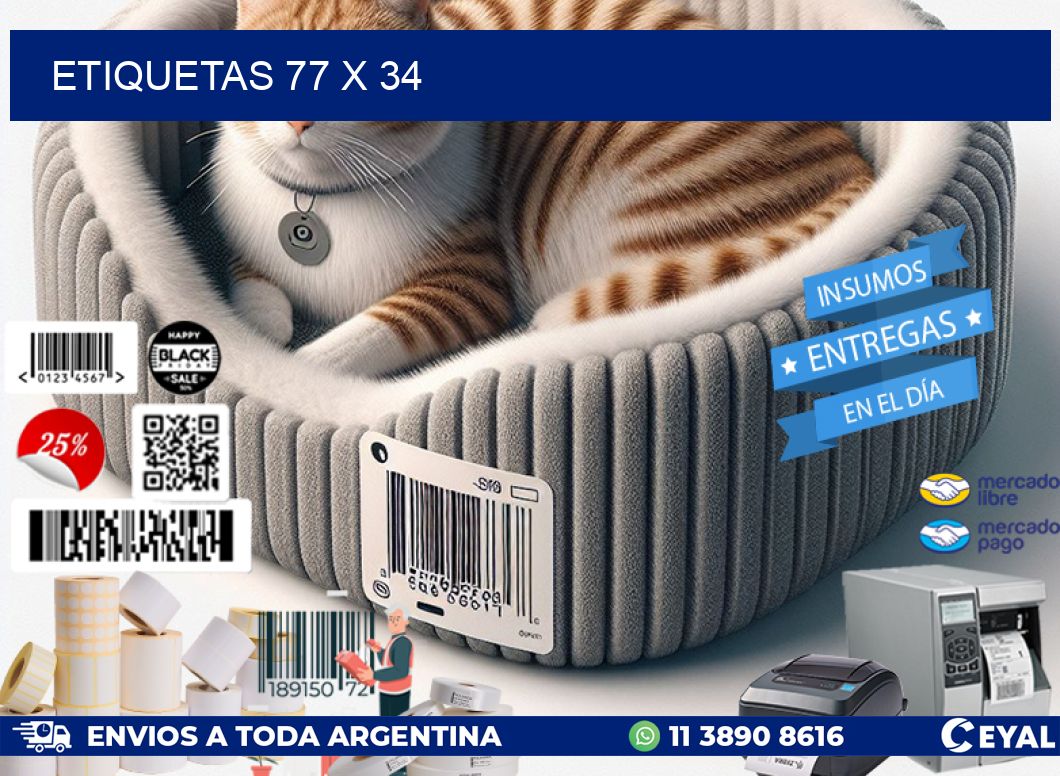ETIQUETAS 77 x 34