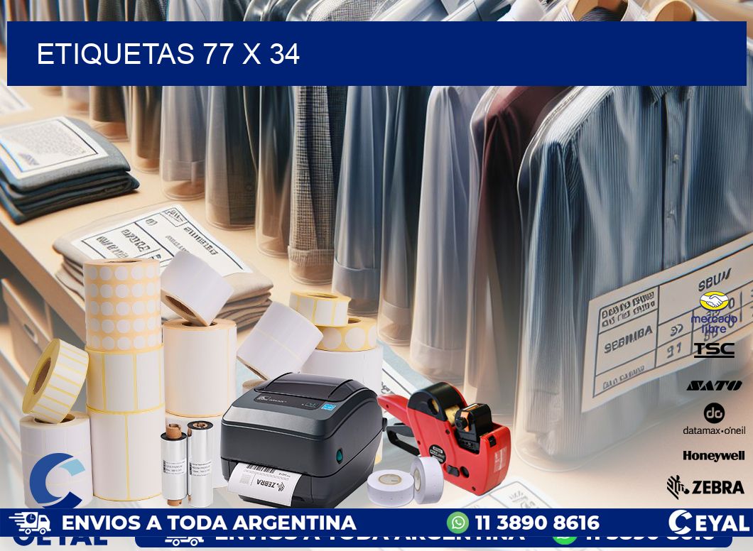 ETIQUETAS 77 x 34
