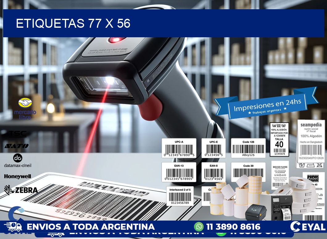 ETIQUETAS 77 x 56