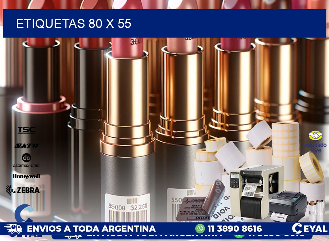 ETIQUETAS 80 x 55