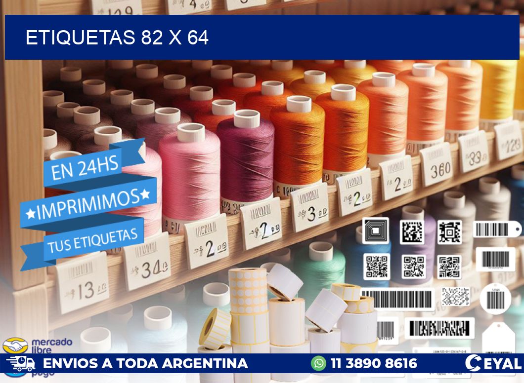 ETIQUETAS 82 x 64