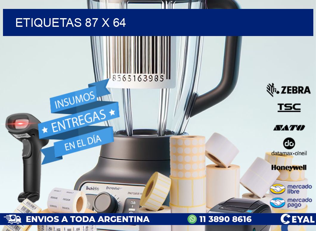 ETIQUETAS 87 x 64