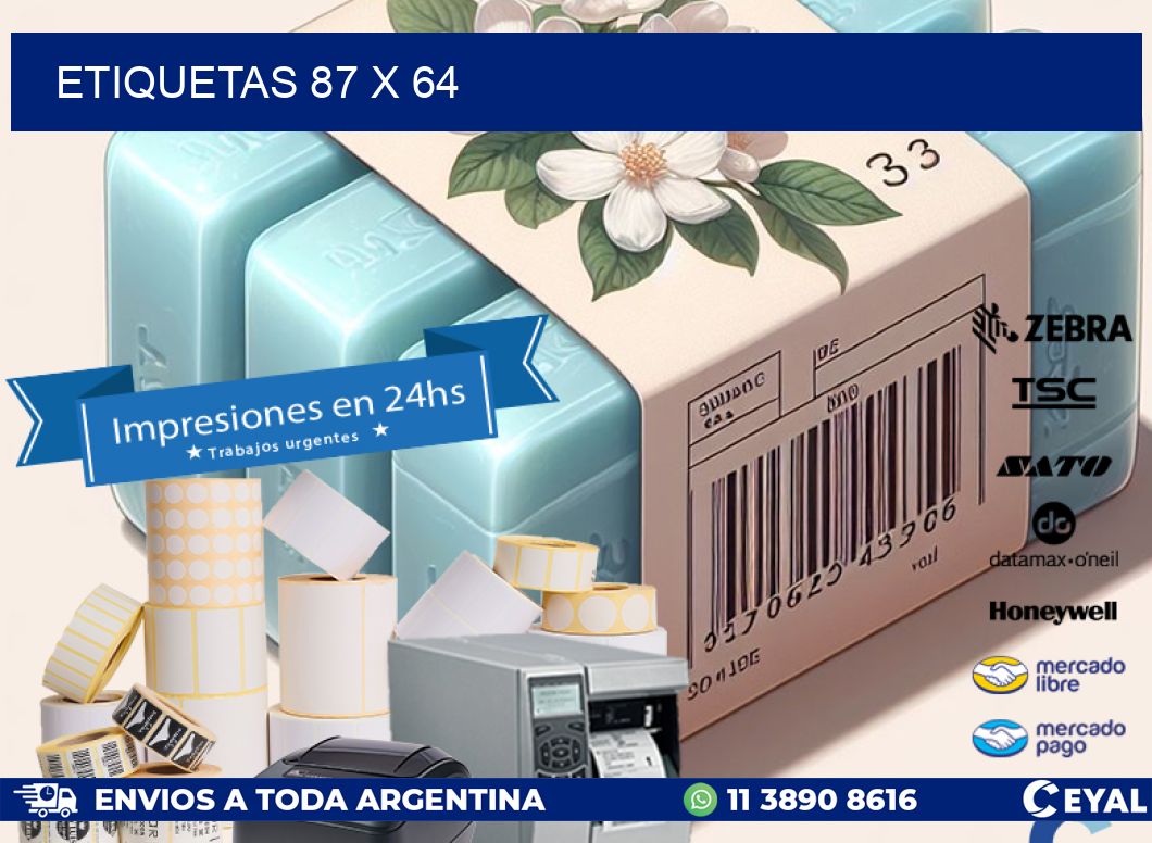 ETIQUETAS 87 x 64