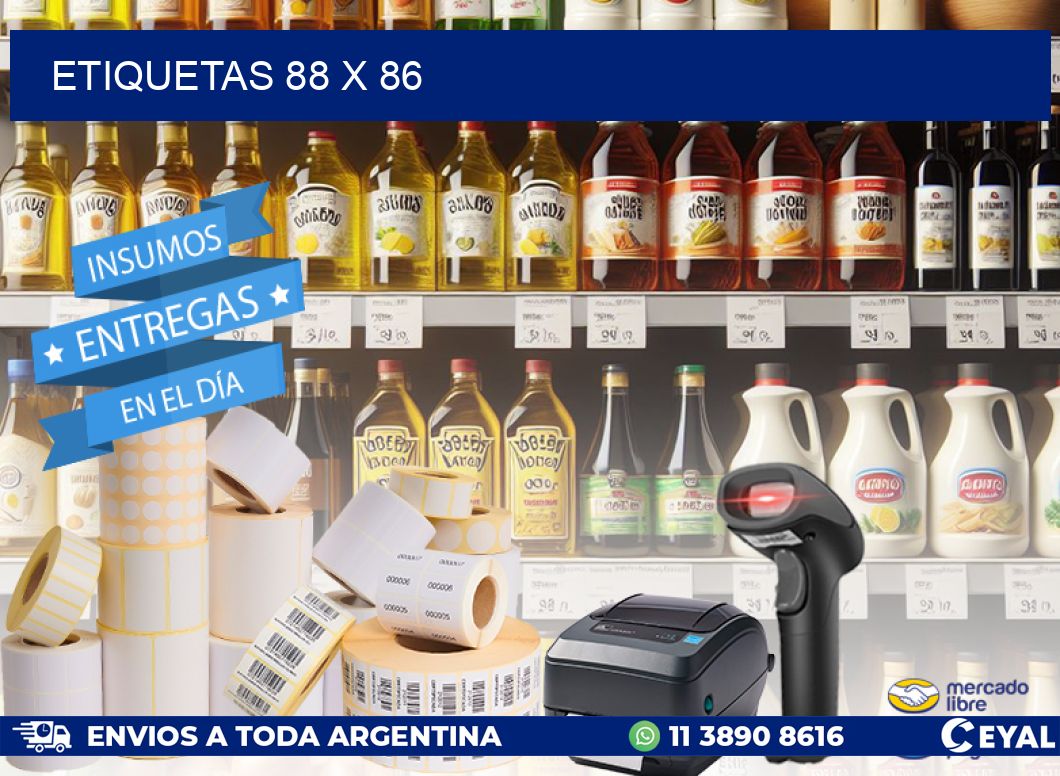 ETIQUETAS 88 x 86