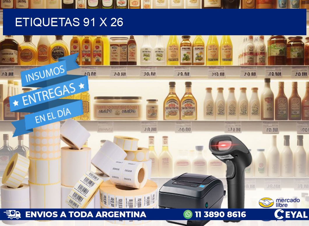 ETIQUETAS 91 x 26