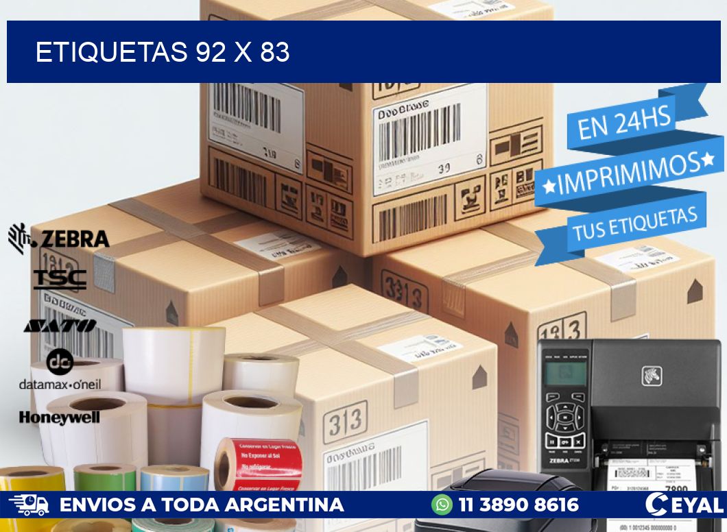 ETIQUETAS 92 x 83
