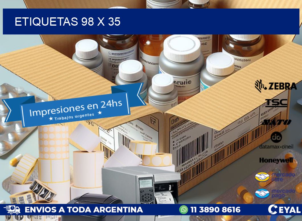 ETIQUETAS 98 x 35