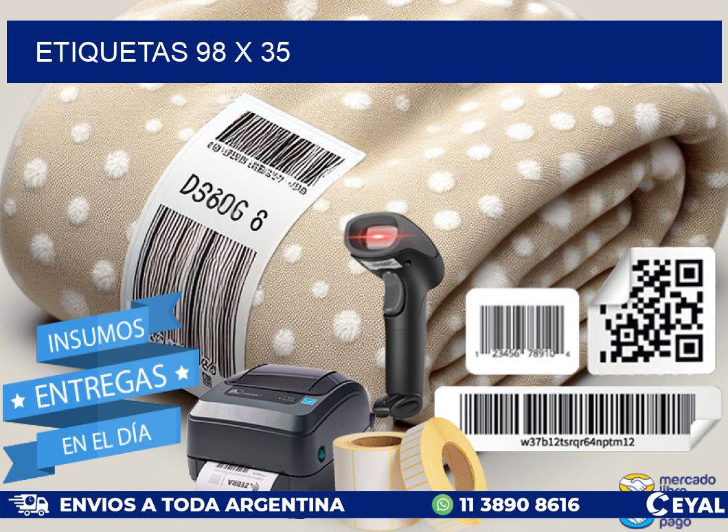 ETIQUETAS 98 x 35