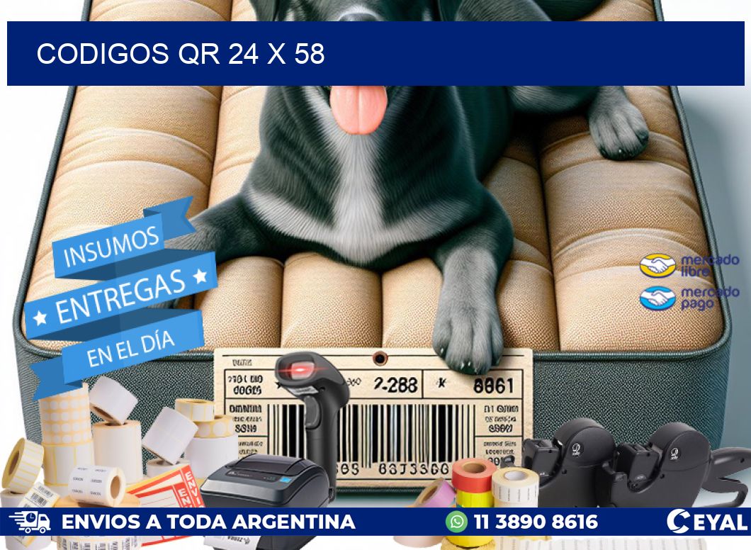 CODIGOS QR 24 x 58