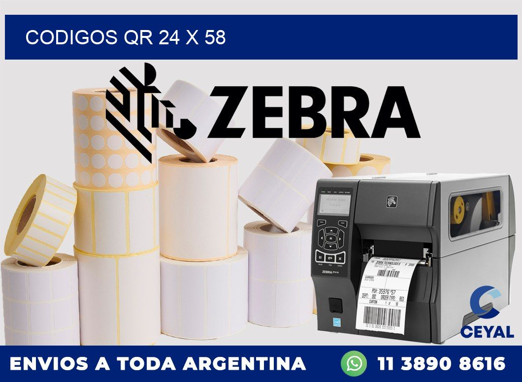 CODIGOS QR 24 x 58