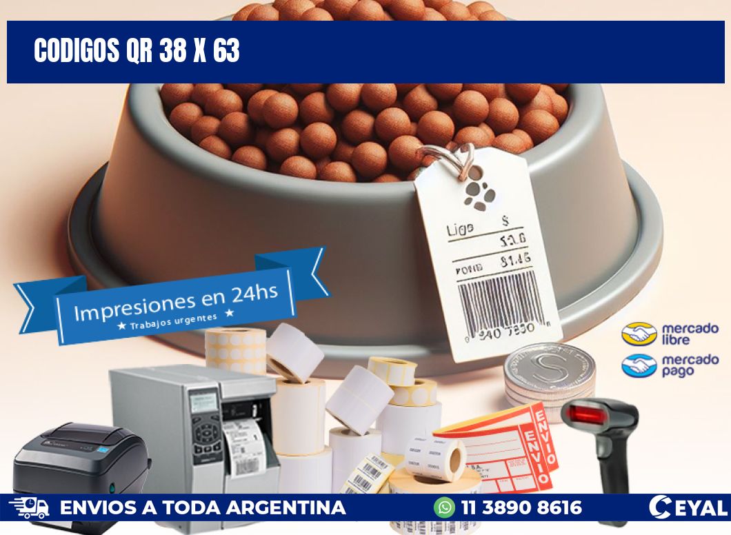 CODIGOS QR 38 x 63