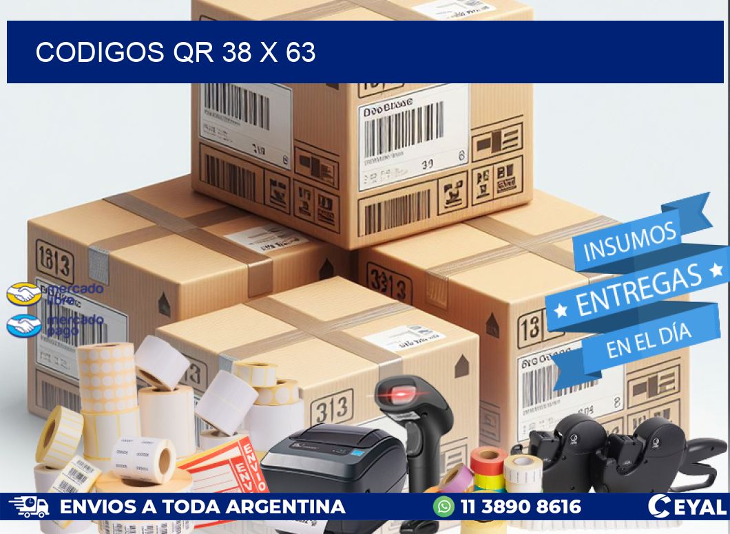CODIGOS QR 38 x 63