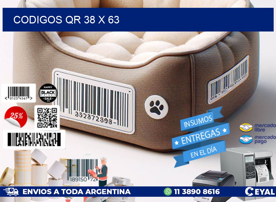 CODIGOS QR 38 x 63