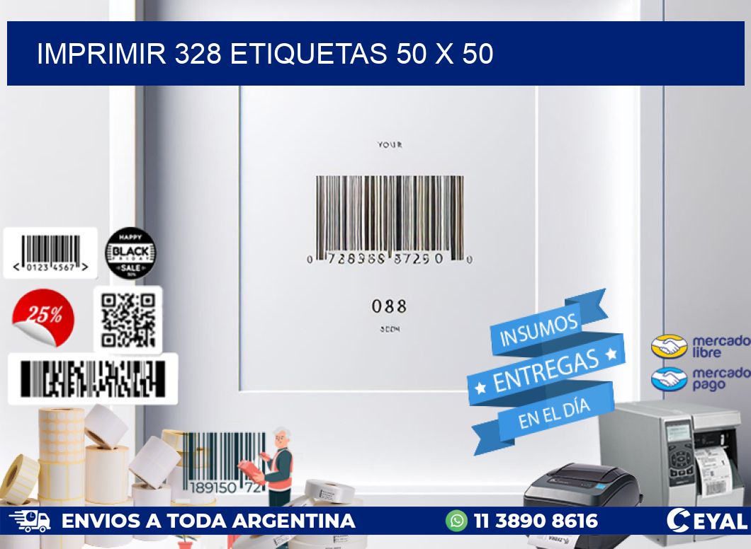 IMPRIMIR 328 ETIQUETAS 50 x 50