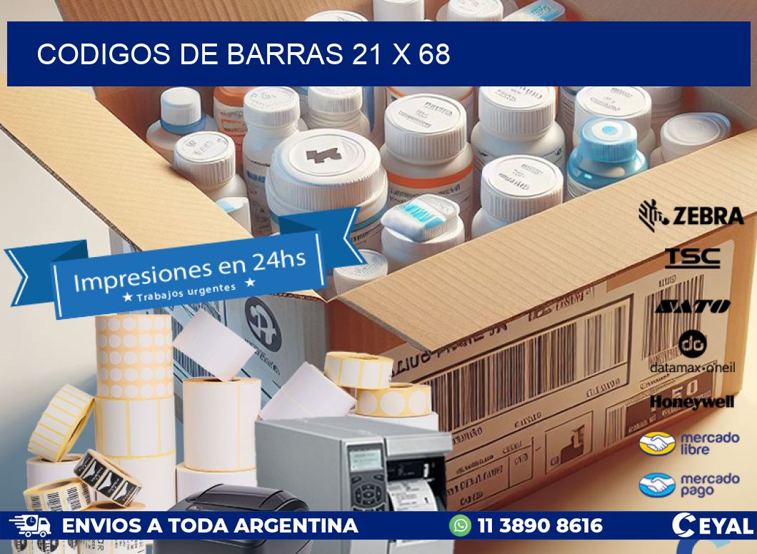 codigos de barras 21 x 68