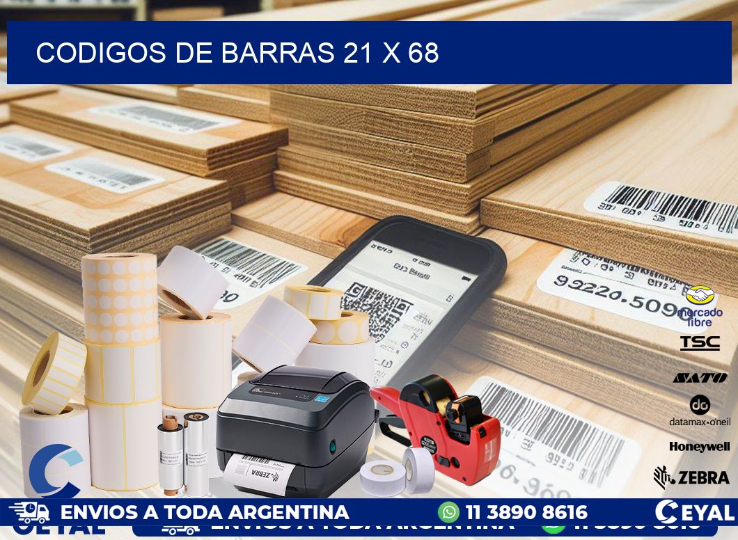 codigos de barras 21 x 68