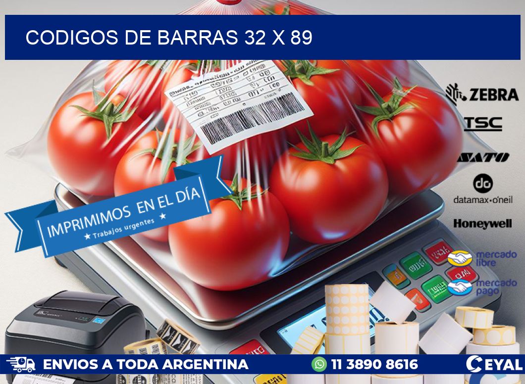 codigos de barras 32 x 89