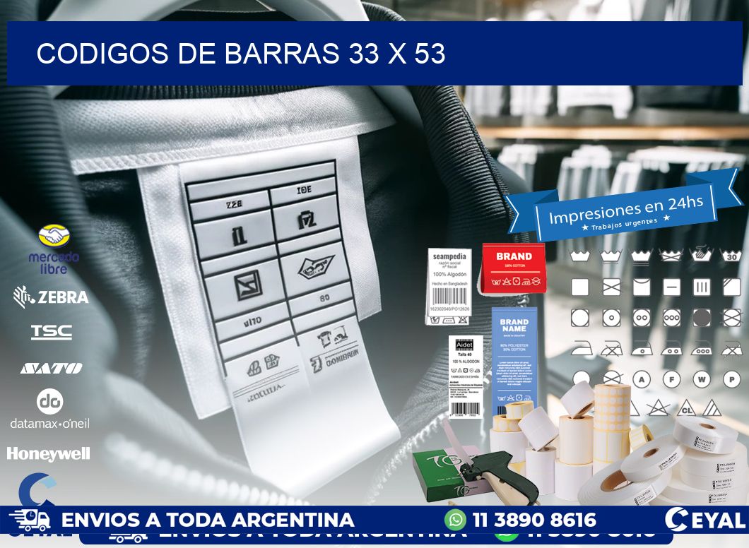 codigos de barras 33 x 53