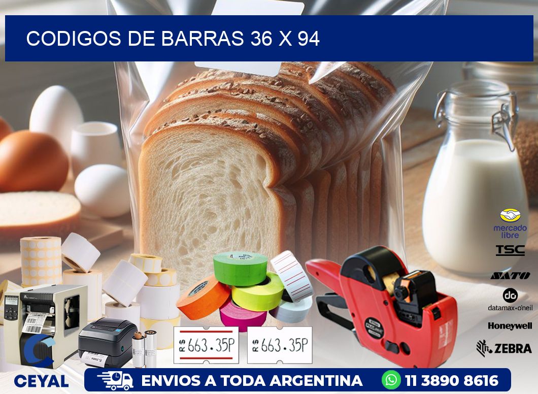 codigos de barras 36 x 94