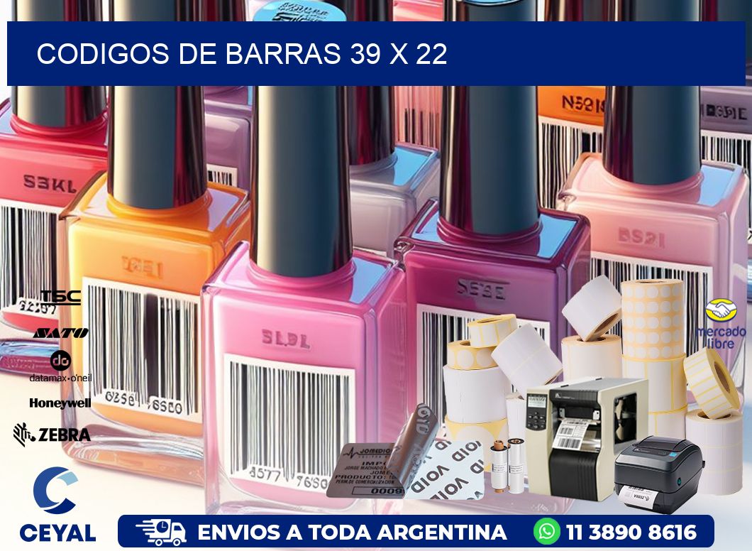 codigos de barras 39 x 22