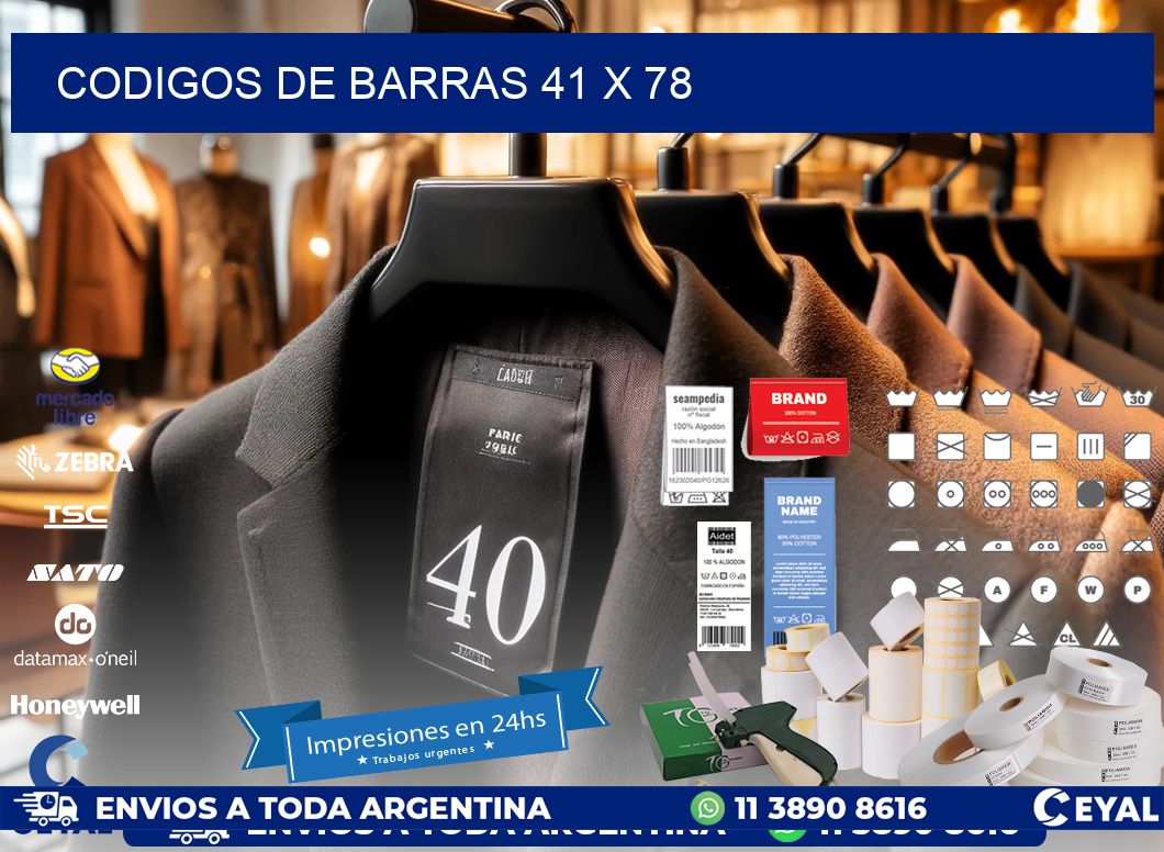 codigos de barras 41 x 78