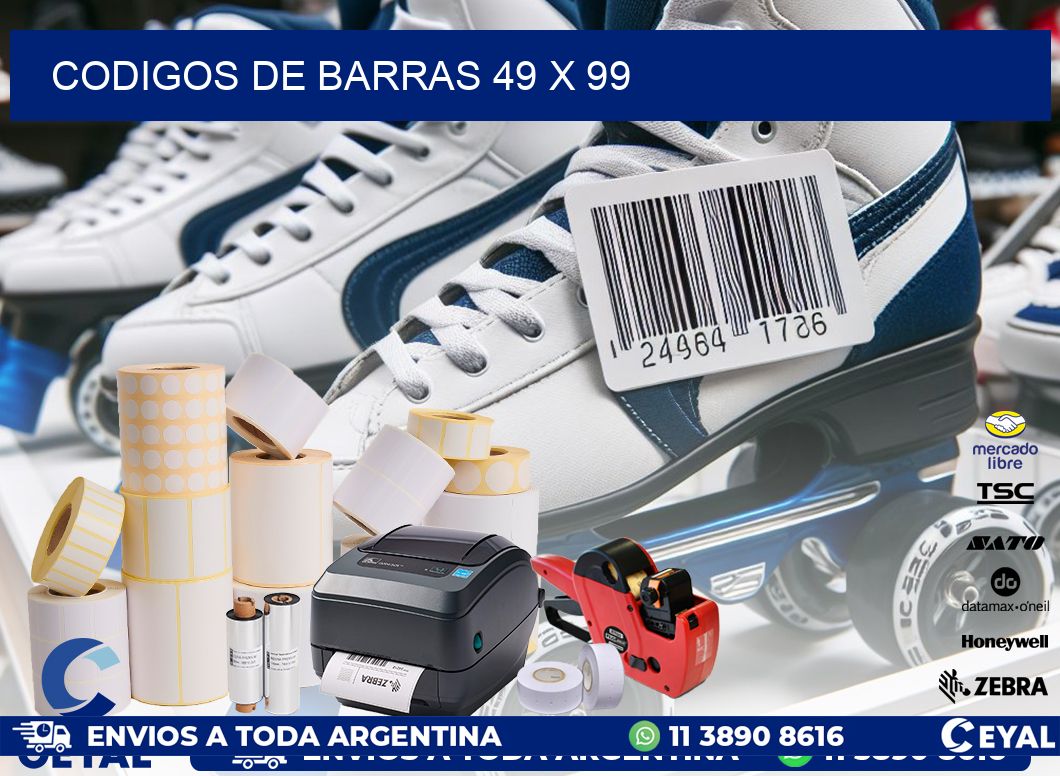codigos de barras 49 x 99