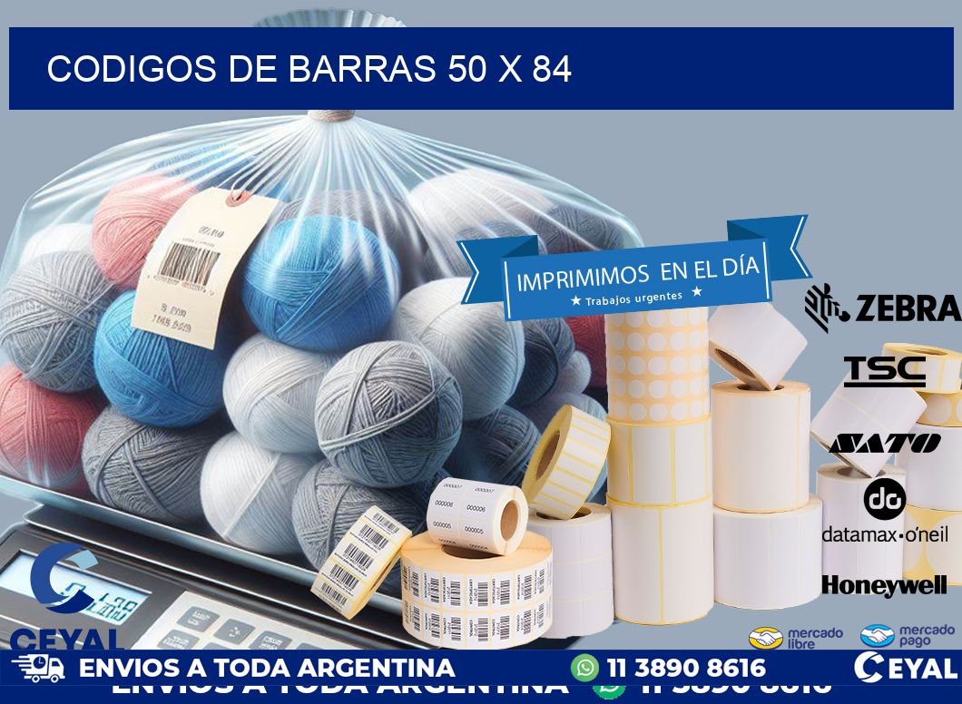 codigos de barras 50 x 84