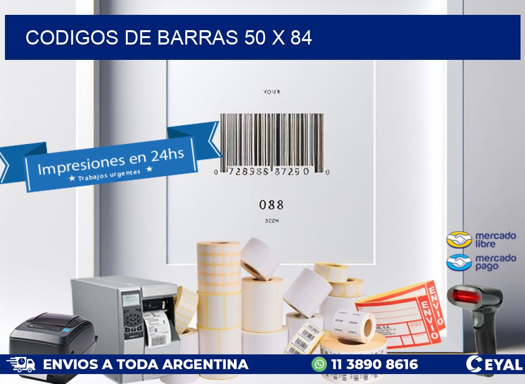 codigos de barras 50 x 84