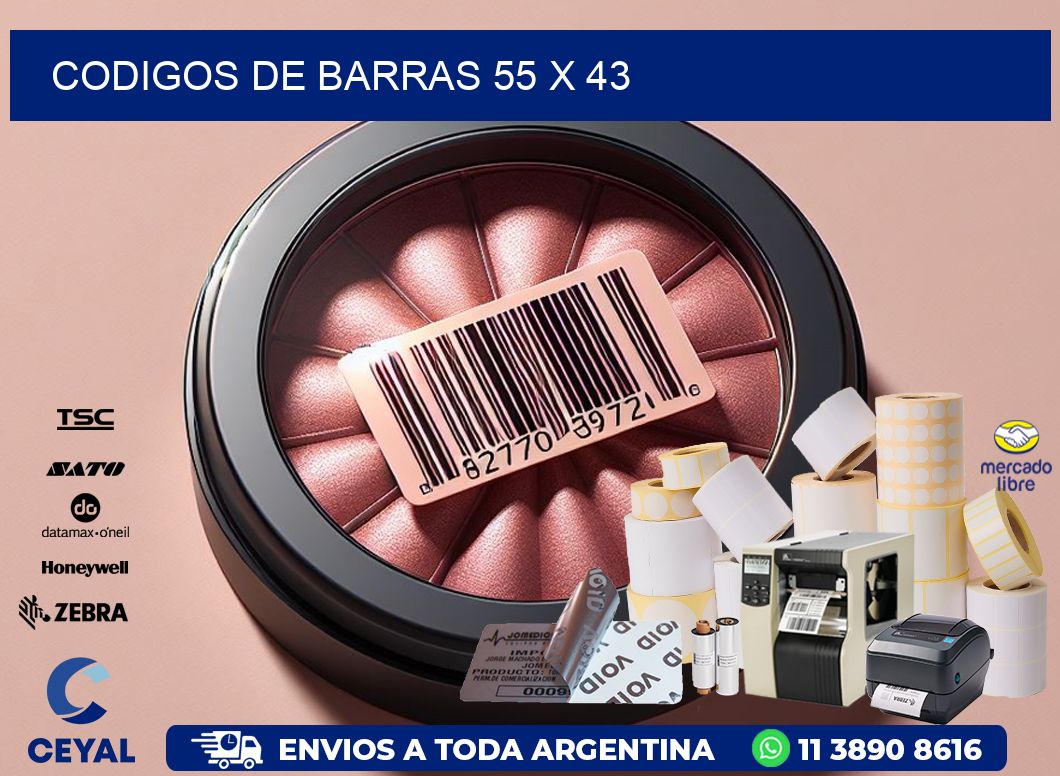 codigos de barras 55 x 43