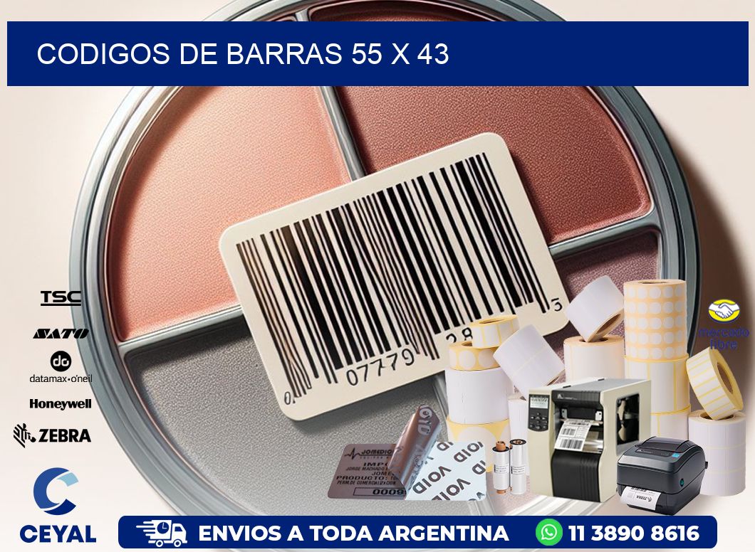 codigos de barras 55 x 43