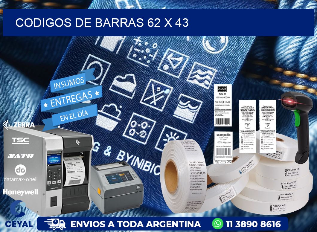 codigos de barras 62 x 43