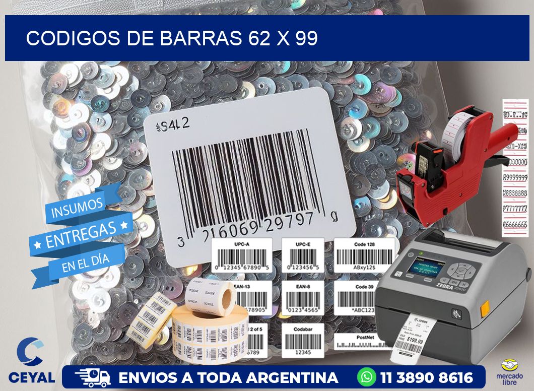 codigos de barras 62 x 99
