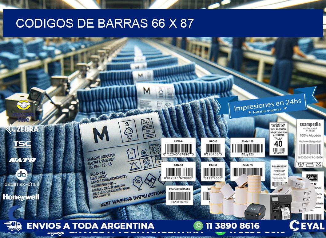 codigos de barras 66 x 87