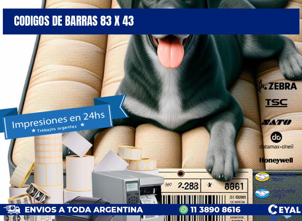 codigos de barras 83 x 43