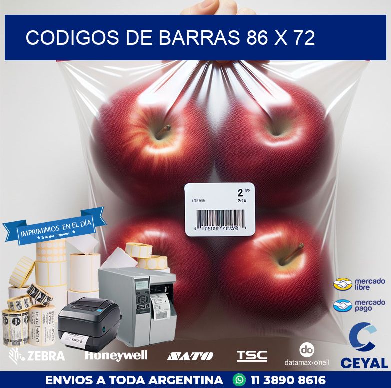 codigos de barras 86 x 72