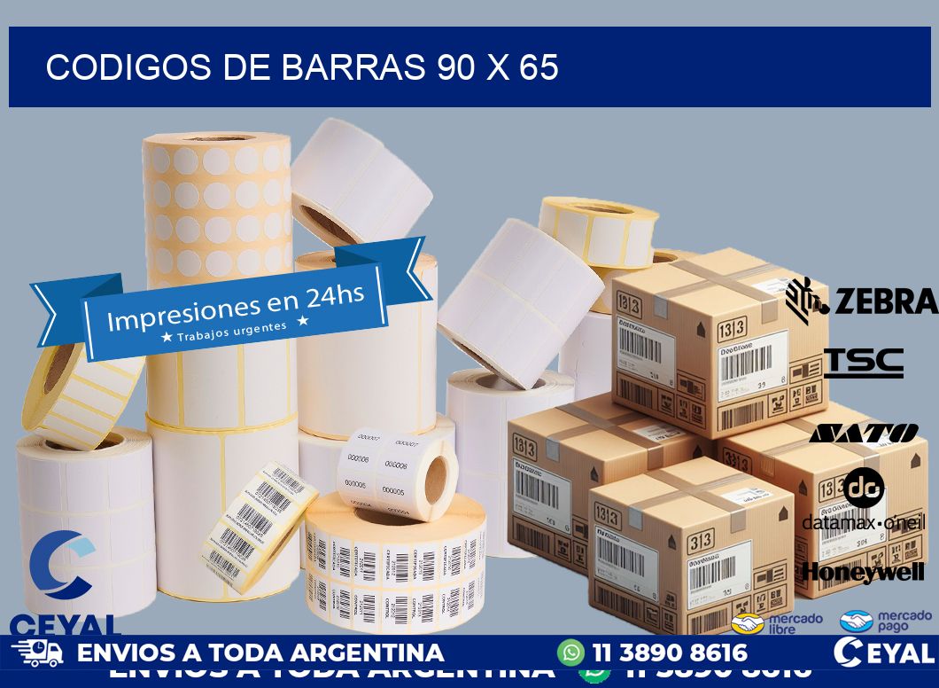 codigos de barras 90 x 65