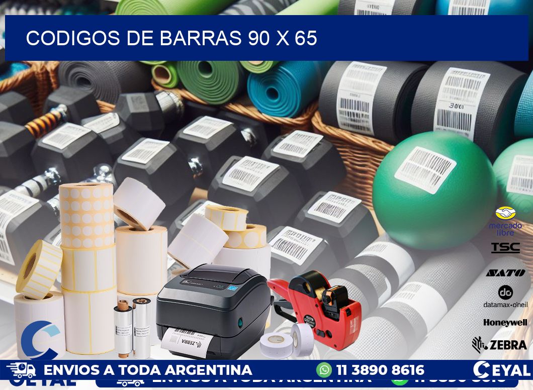 codigos de barras 90 x 65
