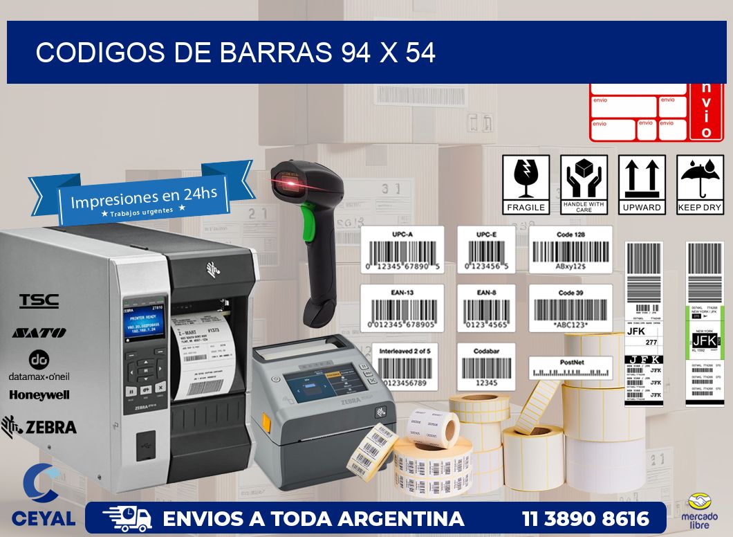 codigos de barras 94 x 54