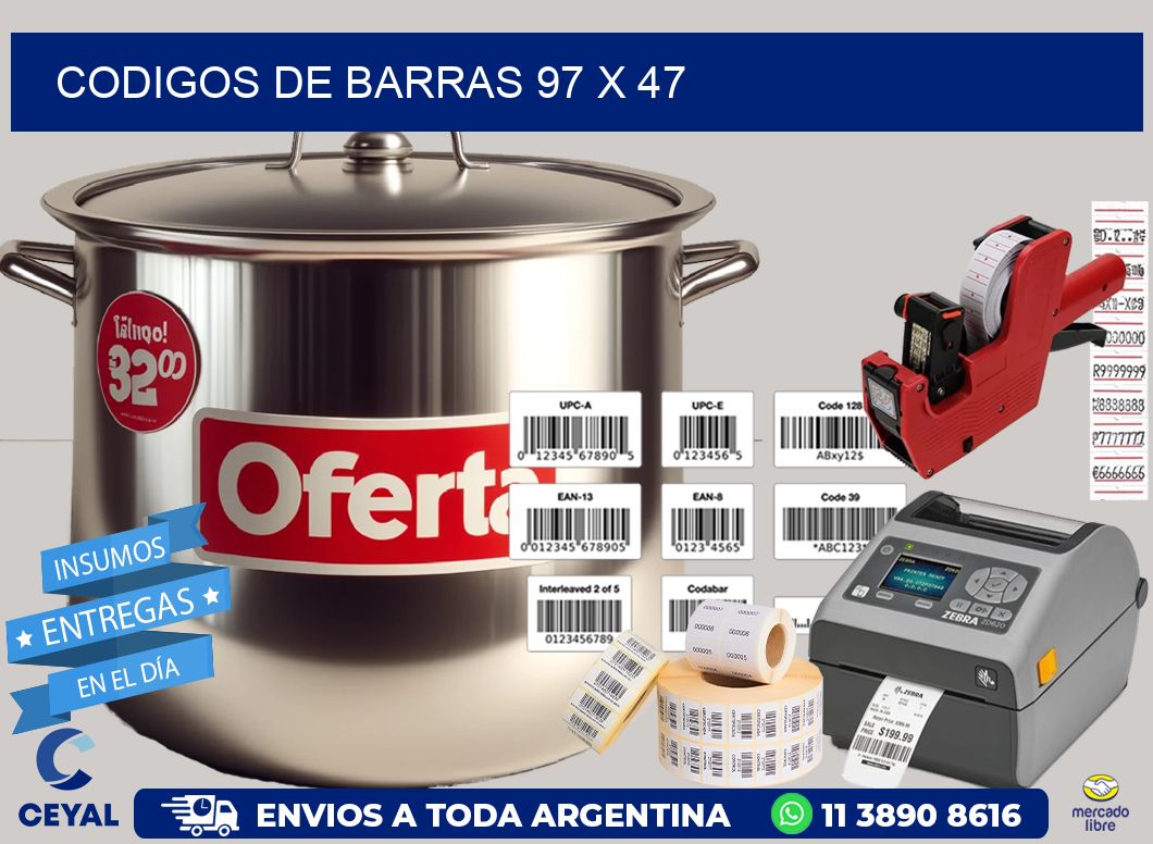 codigos de barras 97 x 47