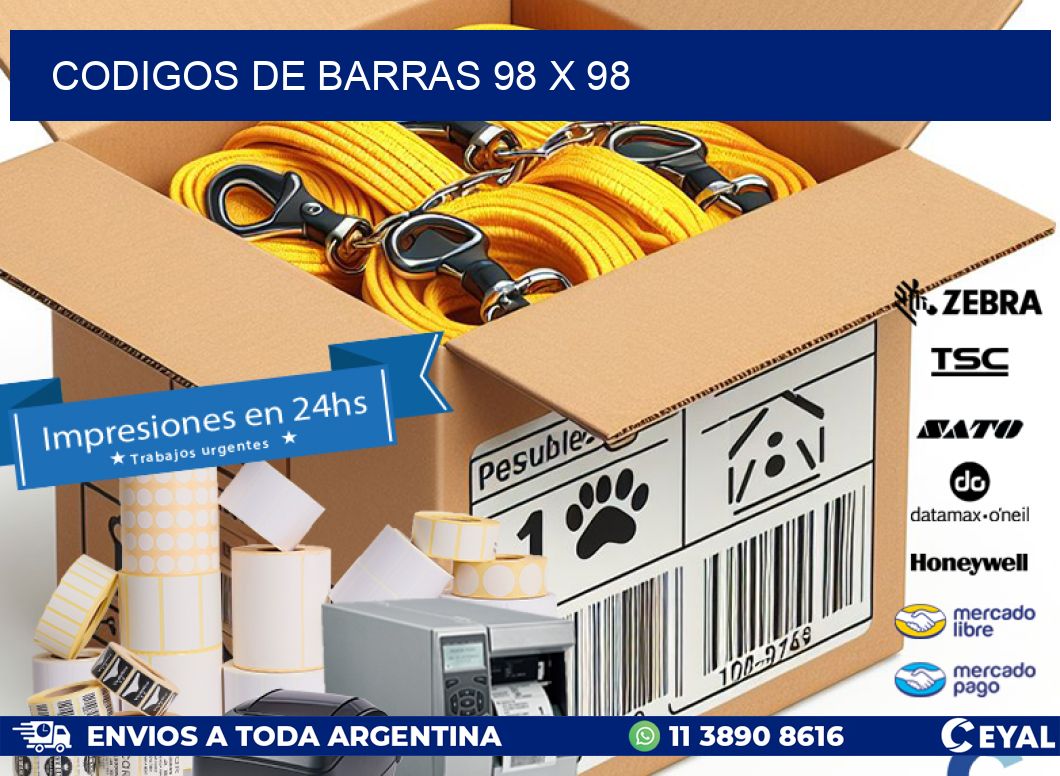 codigos de barras 98 x 98