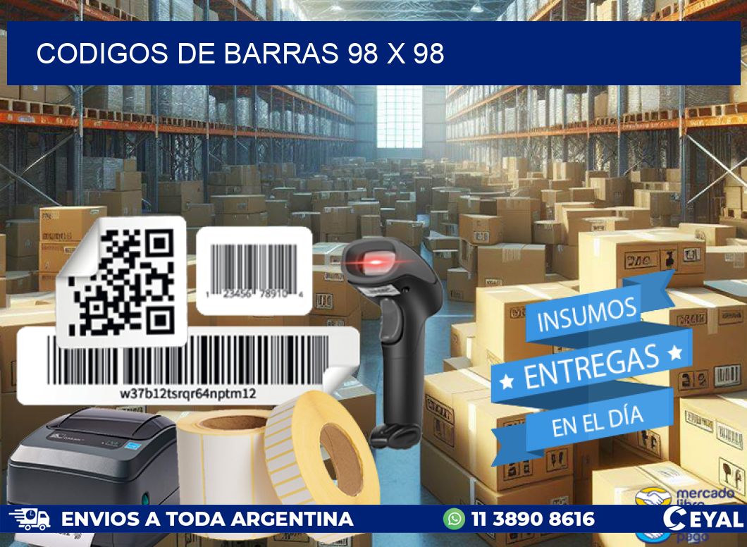 codigos de barras 98 x 98