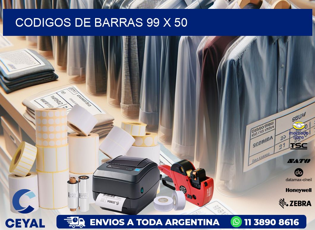 codigos de barras 99 x 50