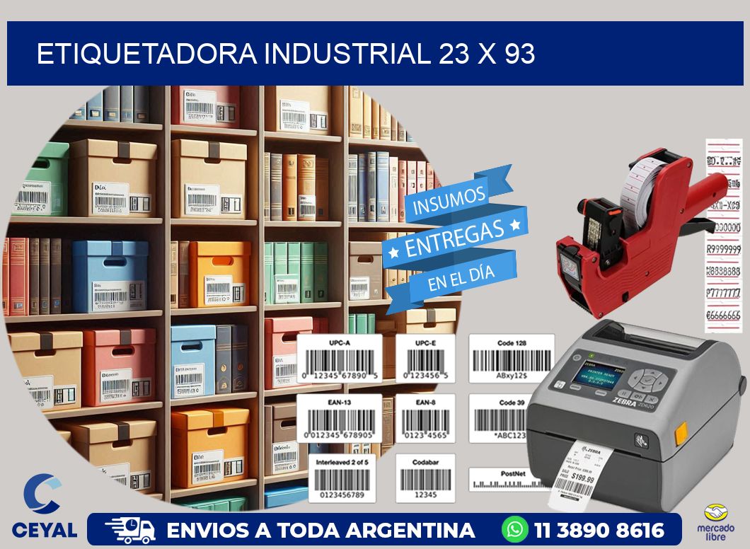 etiquetadora industrial 23 x 93