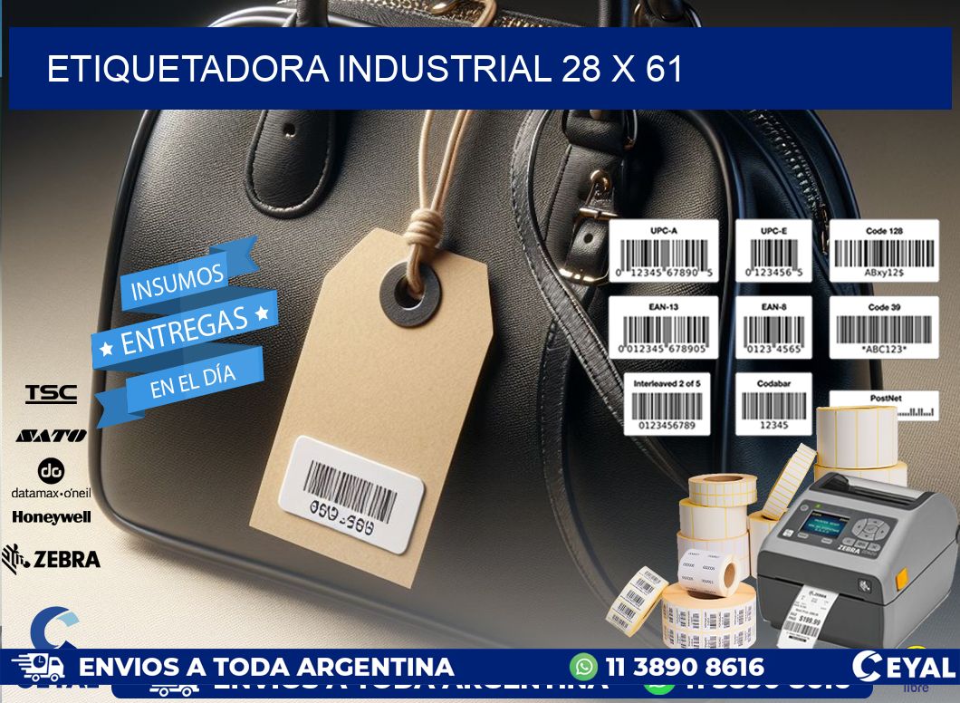 etiquetadora industrial 28 x 61