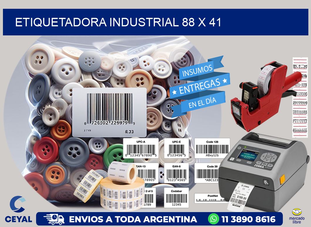 etiquetadora industrial 88 x 41
