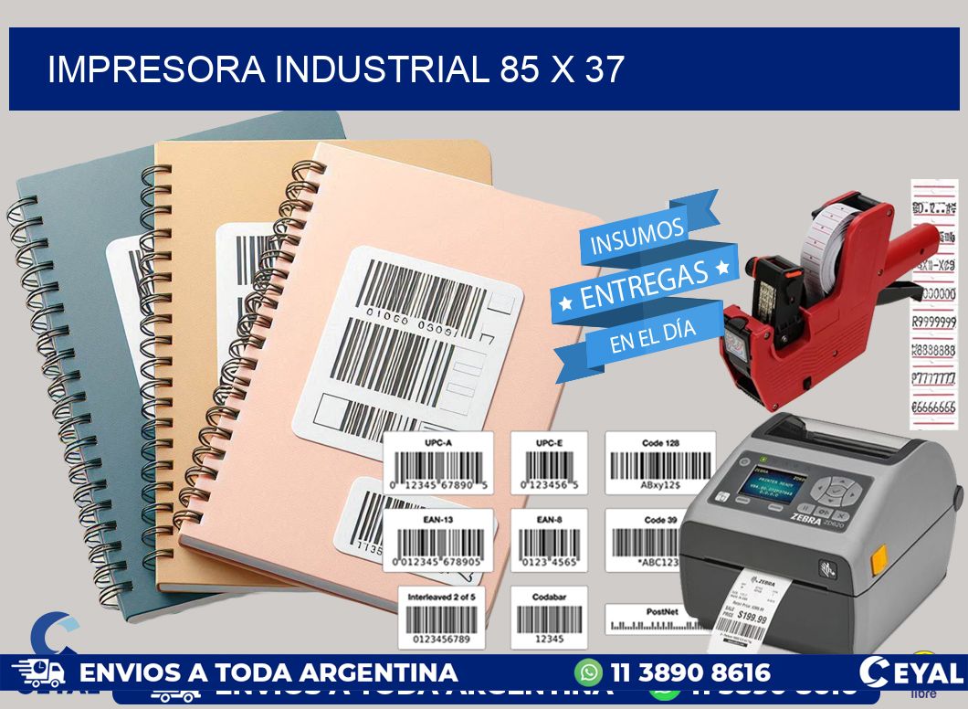 impresora industrial 85 x 37