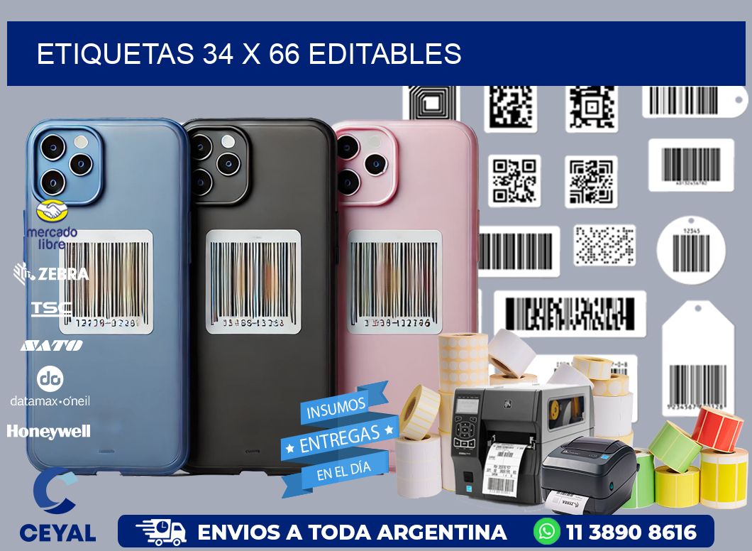 ETIQUETAS 34 x 66 EDITABLES