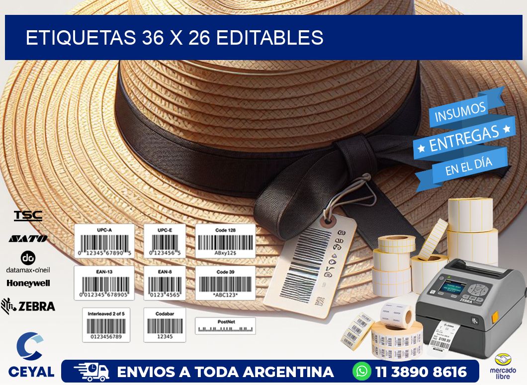 ETIQUETAS 36 x 26 EDITABLES