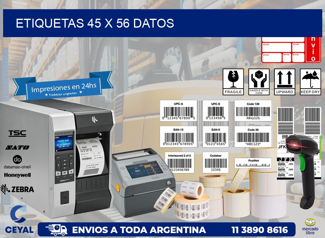 ETIQUETAS 45 x 56 DATOS